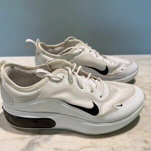 Nike Air Max Dia, White with Black Details, Size 7.5